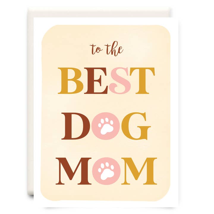 Dog Mom | Moederdag wenskaart voor wholesale door Inkwell Cards
