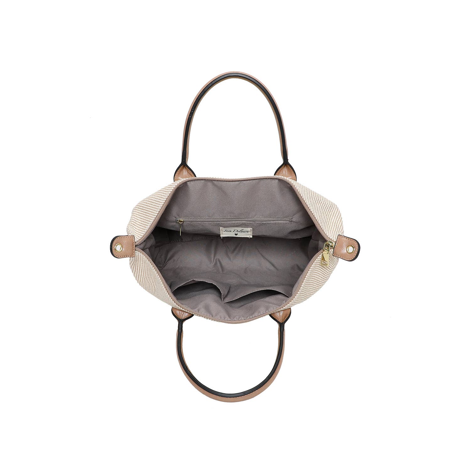 INES DELAURE - Wholesale Handtas met handvat - Dames - Effen handtas7