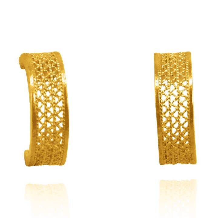 SMÅ GULDBØJLER FILIGRAN for engroshandel hos Olmox - Fine Filigree Jewelry