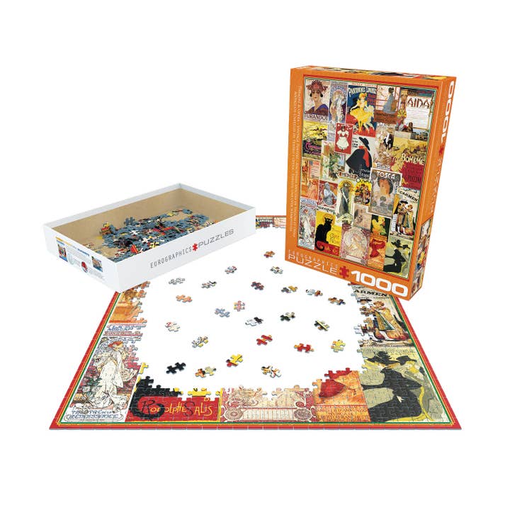 Eurographics Puzzles USA - Wholesale Puzzle - Adult - Theater & Opera Vintage Posters2