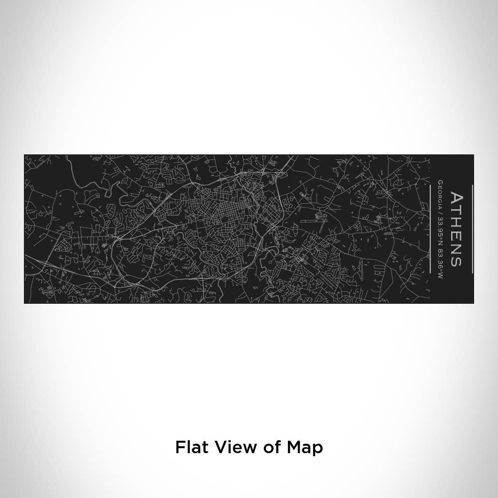 JACE.design - Vente Gourde/bouteille isotherme - Athens GA Map Coupe isolée Noir Mat1