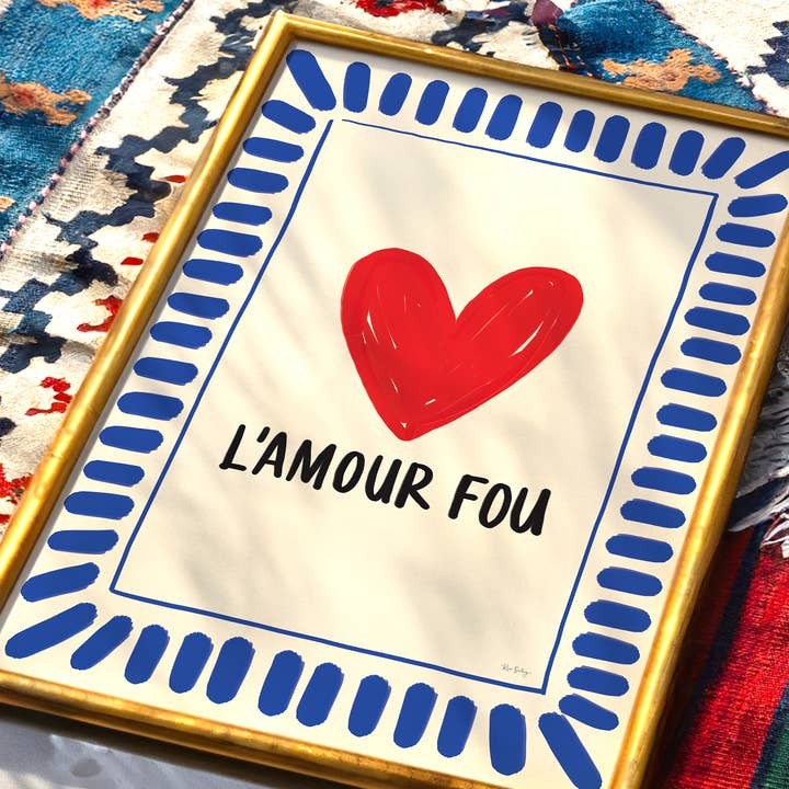 Rio Soléy - Wholesale Art Print - "L’Amour Fou" Art Print – Colourful French Poster3