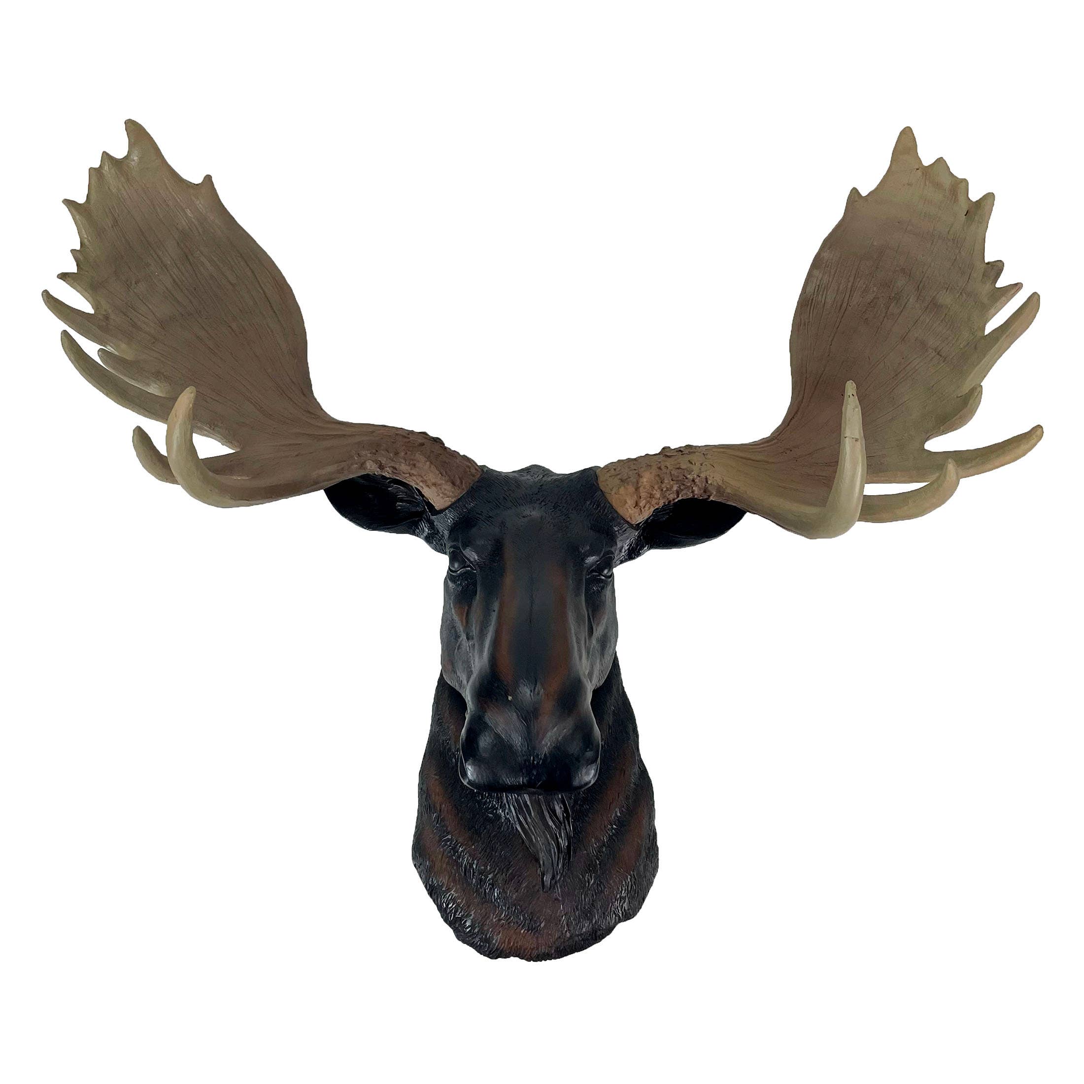 Zeckos - Wholesale Wall Accent - North American Moose Head Bust Wall Hanging2