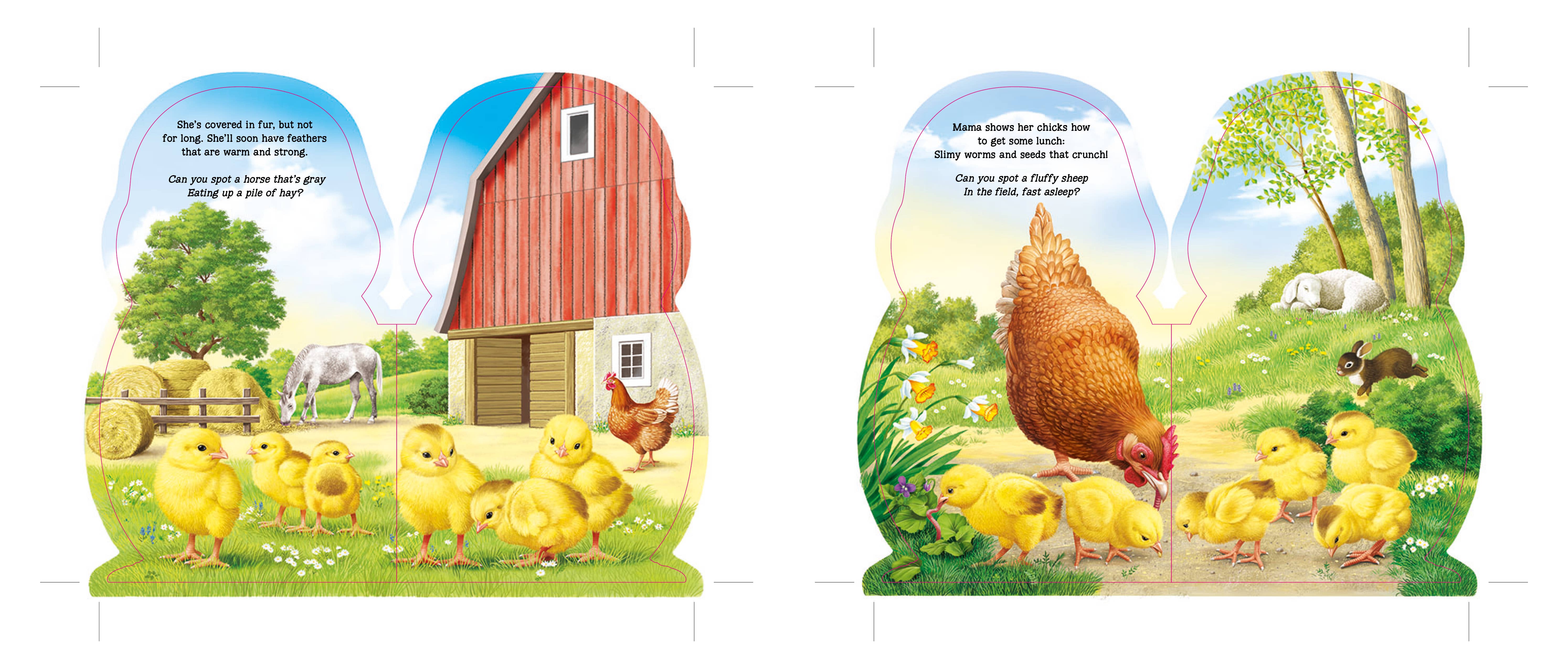 Sourcebooks - Wholesale Baby & Toddler Book (0-2) - Furry Chick (BB)2