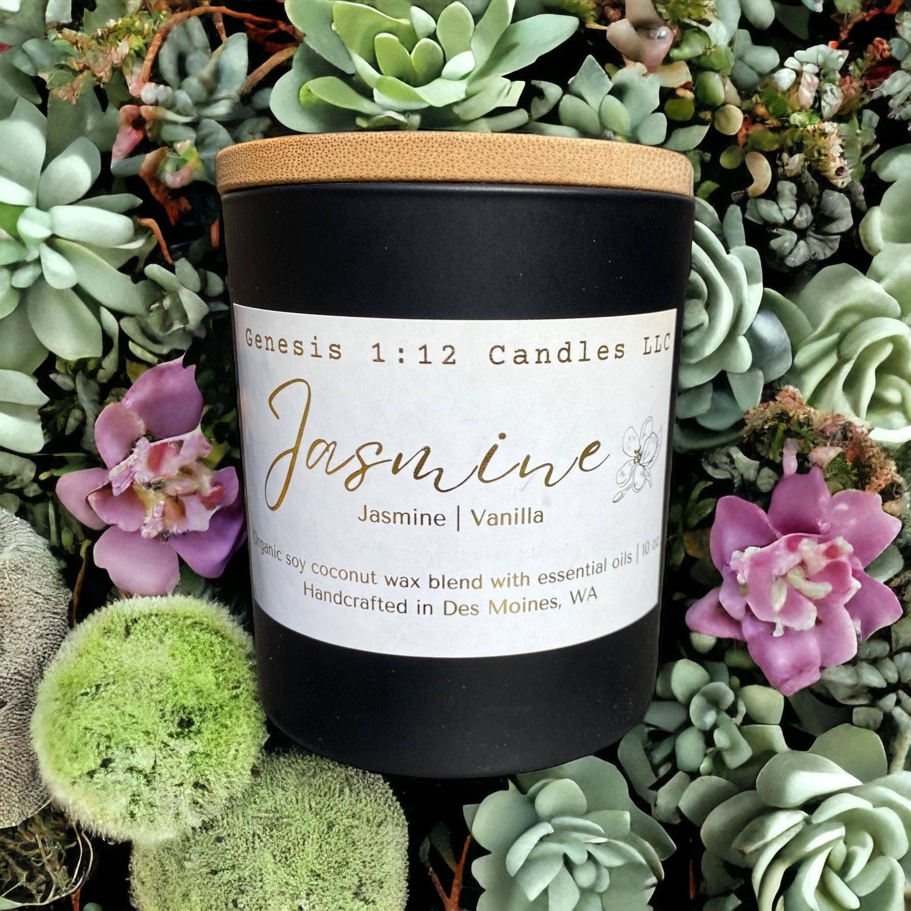 Genesis 1:12 Candles LLC - Wholesale Jar/Filled Candle - Jasmine