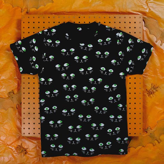 Adult Glow Cat T-shirt for wholesale by Baby Cats of California