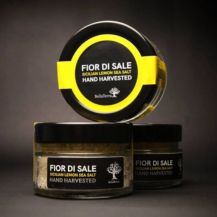 Meersalz mit sizilianischer Zitrone – Fior di Sale für den Großhandel von BellaTerra