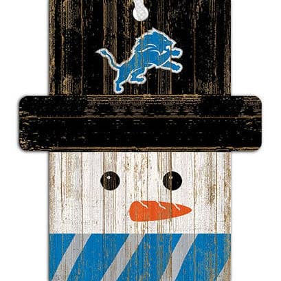 Fan Creations - Wholesale Ornament - Detroit Lions Snowman Ornament