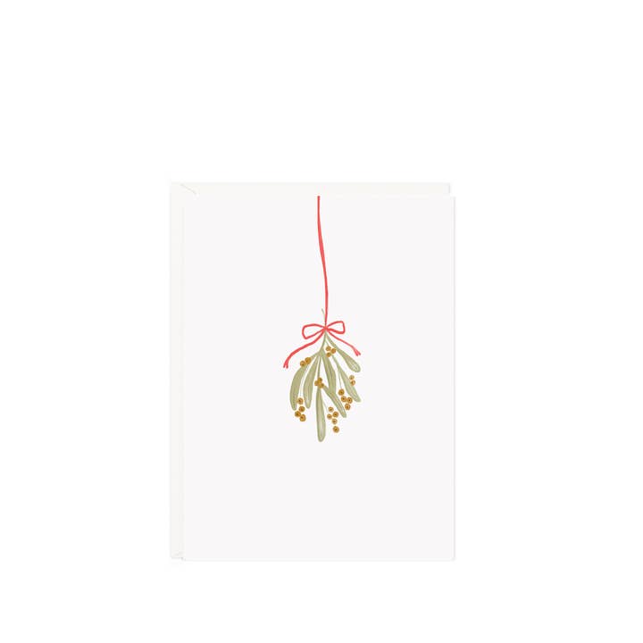 Ramona & Ruth - Wholesale Season’s Greetings card - Mistletoe Mini Card | Boxed Set of 6
