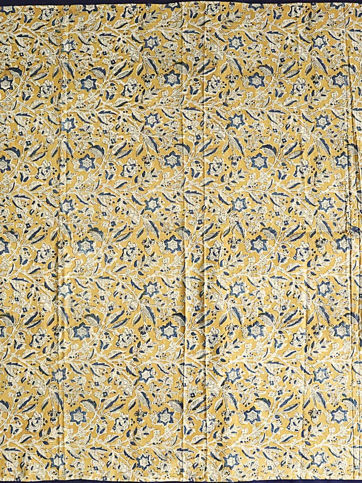 XL1007 — Bomuld XL Tørklæde (44" × 44") - Håndbloktrykt for engroshandel hos White Lotus Fashions