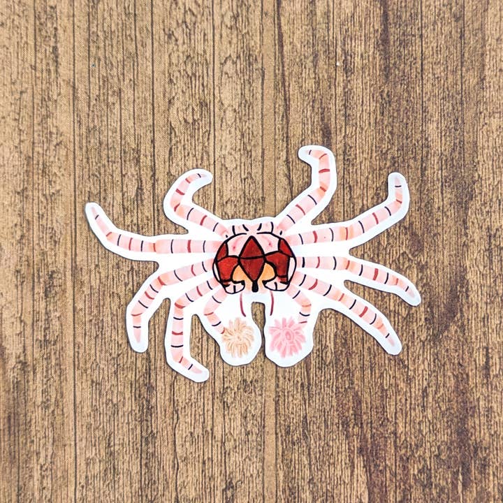 Proper Wolf - Wholesale Sticker - Boxer Crab / Pom-Pom Crab Vinyl Sticker Decal2