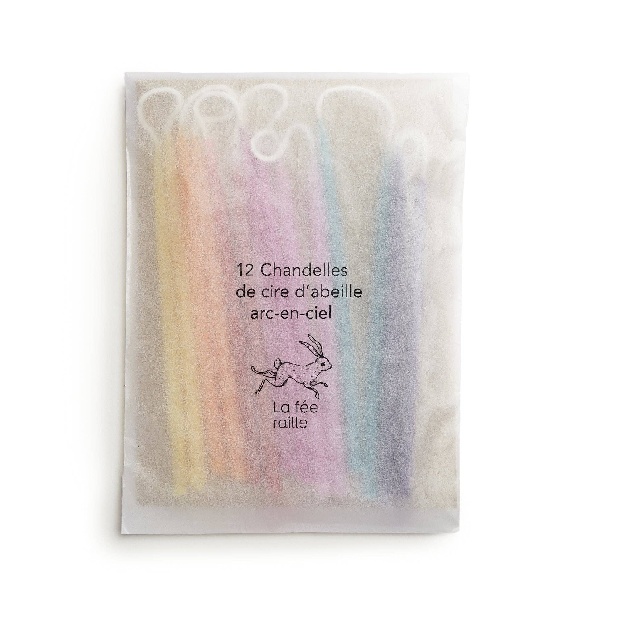 La fée raille – Engroshandel Stearinlys/lysestage – Regnbue bivoks festlys