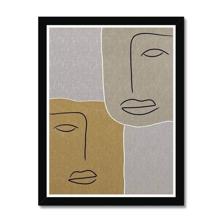 For ansigt kunst print for engroshandel hos The Brown Hues