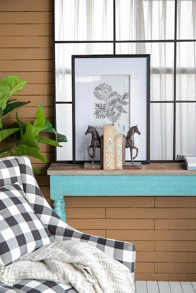 A&B Home Group Inc. – wholesale Bookend – S/2 5x3.7x10.6" Trotting Horse Bookends4