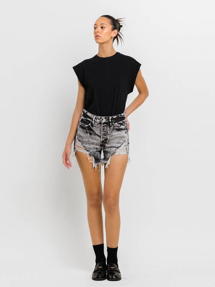 MOM-SHORTS MIT SUPERHOHEM BUND V2254 für den Großhandel von VERVET by FLYING MONKEY