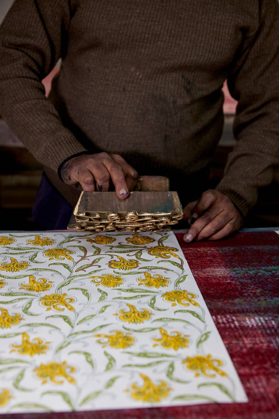 Paper Mirchi - Wholesale Gift Bag - Hand Block Printed Gift Bags (Small) - Sunshine11