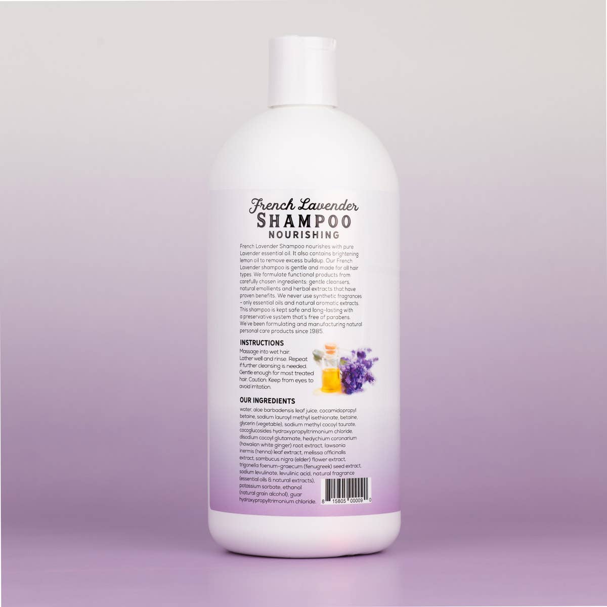 Common Sense Soap – wholesale Hair shampoo – French Lavender Shampoo4