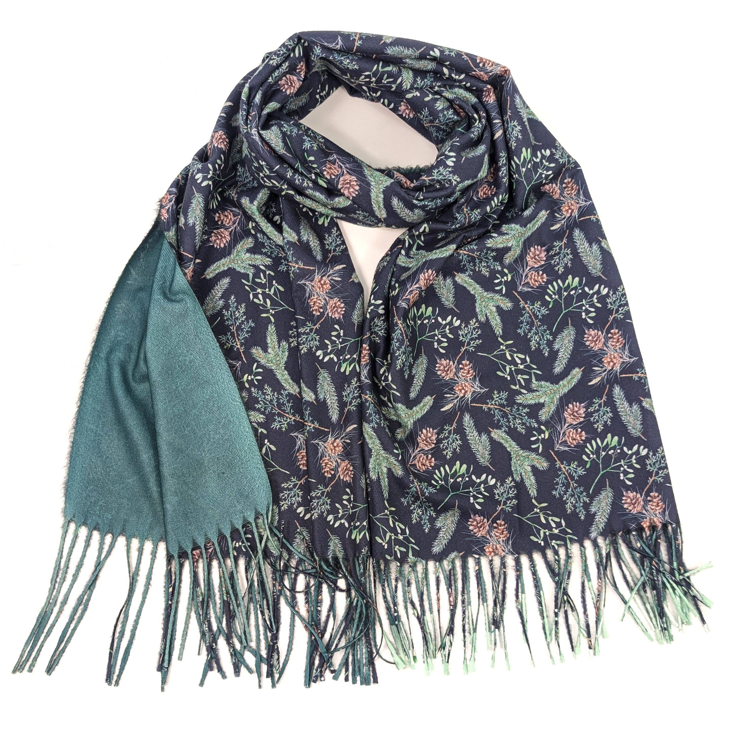 Black Ginger – Großhandel Schal – Damen – Tannenzapfen Pashmina-Stil Schal (70x180cm) - Exklusives Design2