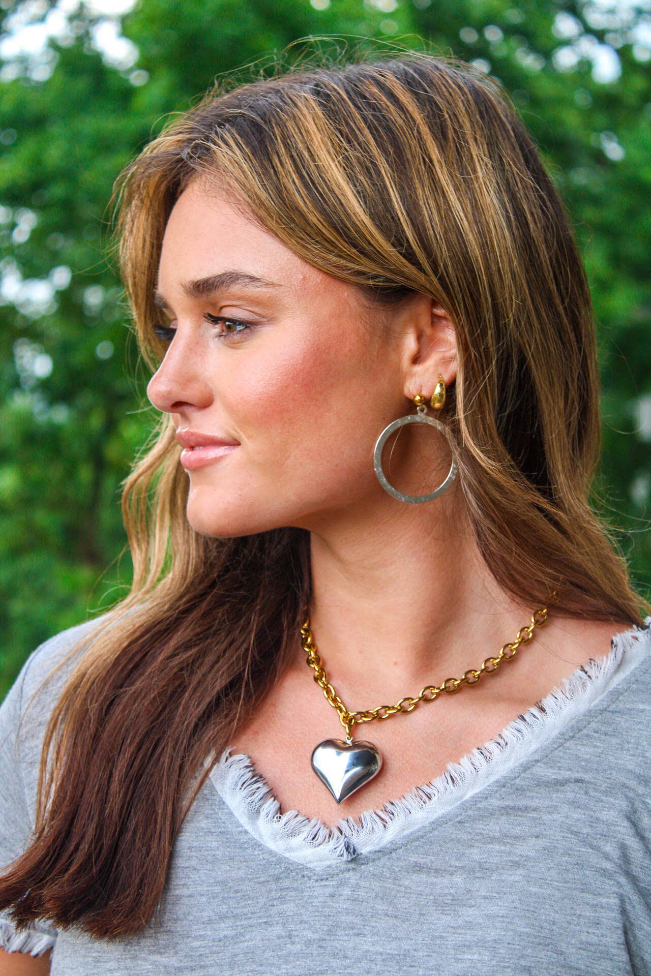 Idlewild Everyday - Wholesale Pendant/Charm Necklace - Full Heart Necklaces9