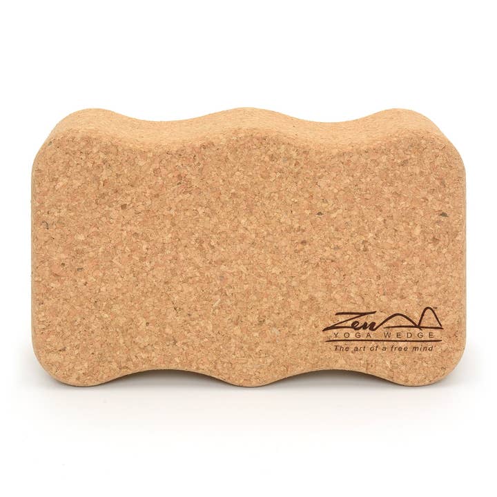 Wholesale Gifts Tomorrow - Wholesale Fitness Equipment - Zen Yoga Wedge - Cork Block (Onda)