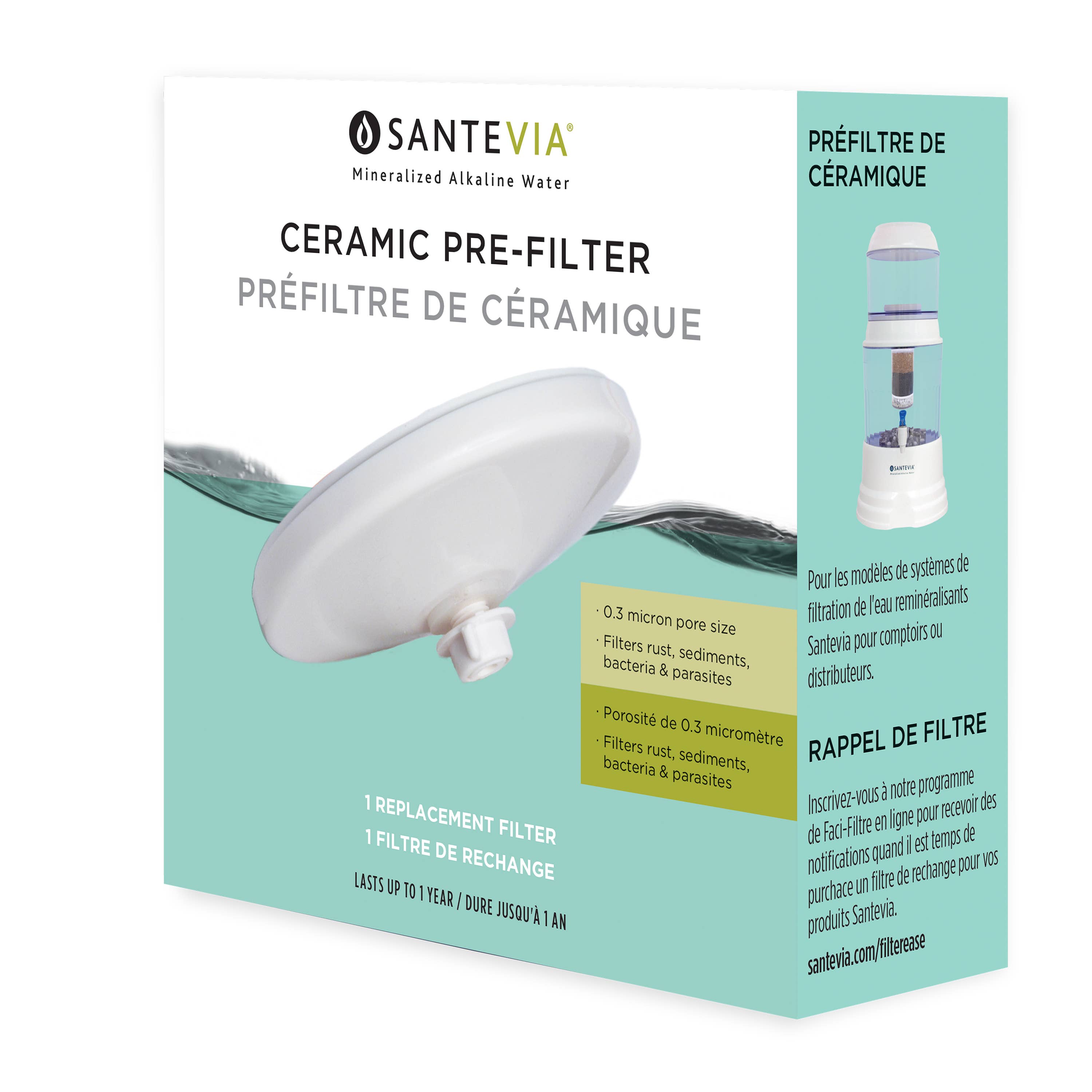 Santevia Water Systems - Wholesale Water Filter - Gravity Water System | Ceramic Pre-filter5