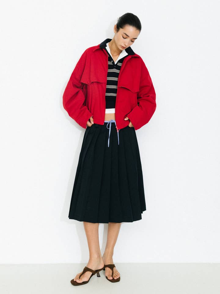 CUBIC – wholesale Jacket – Women's – 100% Cotton Mouldable Collar Casual Jacket1