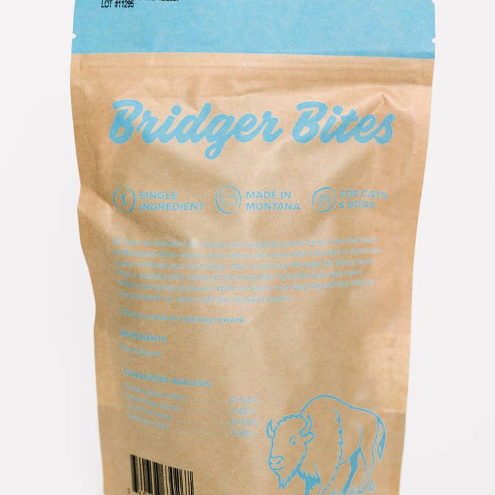 Bridger Bites, LLC - Wholesale Pet Treats - Dog - Freeze-Dried Bison Spleen1