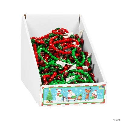 PDQ XMAS JNGLE BELL PÄRLARMBAND (48 ST) för wholesale av Fun Express