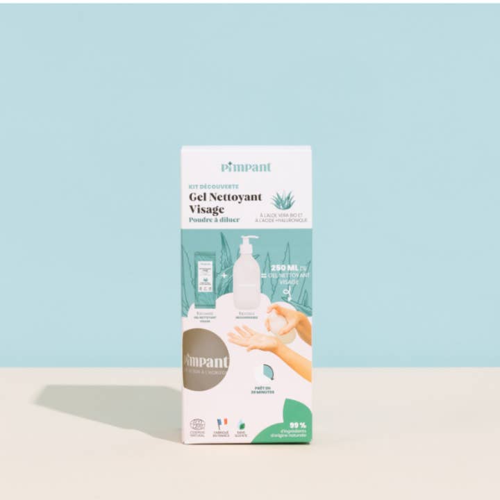 Kit Découverte Nettoyant Visage Aloe Vera pour la vente par PIMPANT