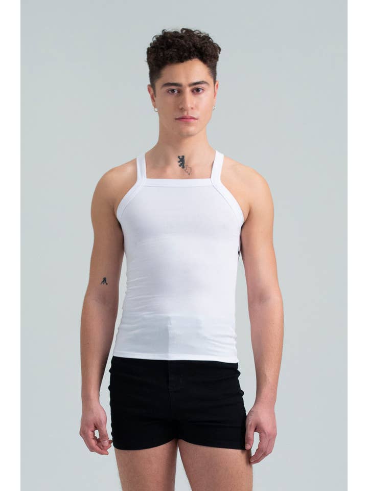 FANG - Wholesale Tank Top - Women's - Essential Racer Back Ribbed Tank3