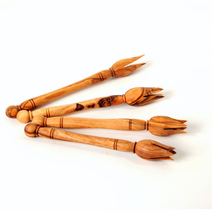 Carré Olive Wood - Wholesale Kitchen Tool/Gadget - Olive Wood Olive pick3