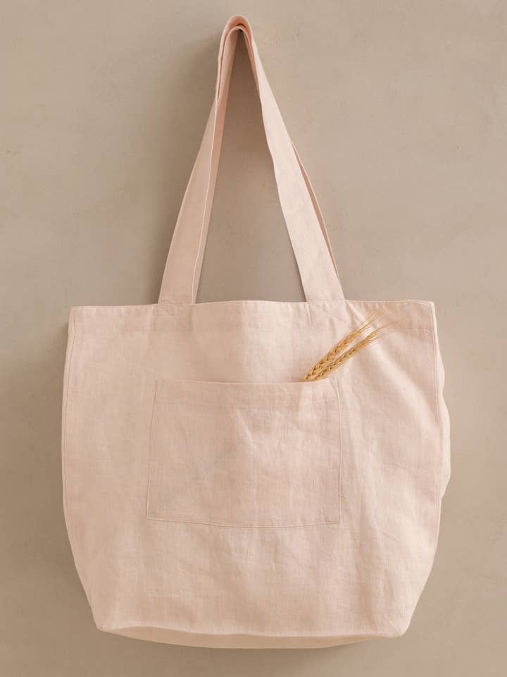 Linnedvale Solid Tote Taske for engroshandel hos Live Linen