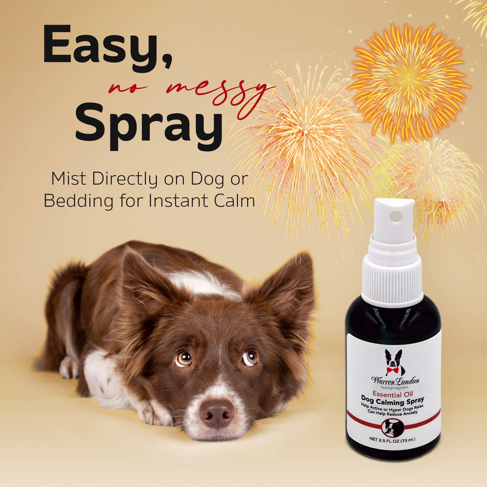 Warren London Dog Products - Wholesale Pet Spray - Dog - Essential Oil Dog Calming Spray - 2.5 oz4