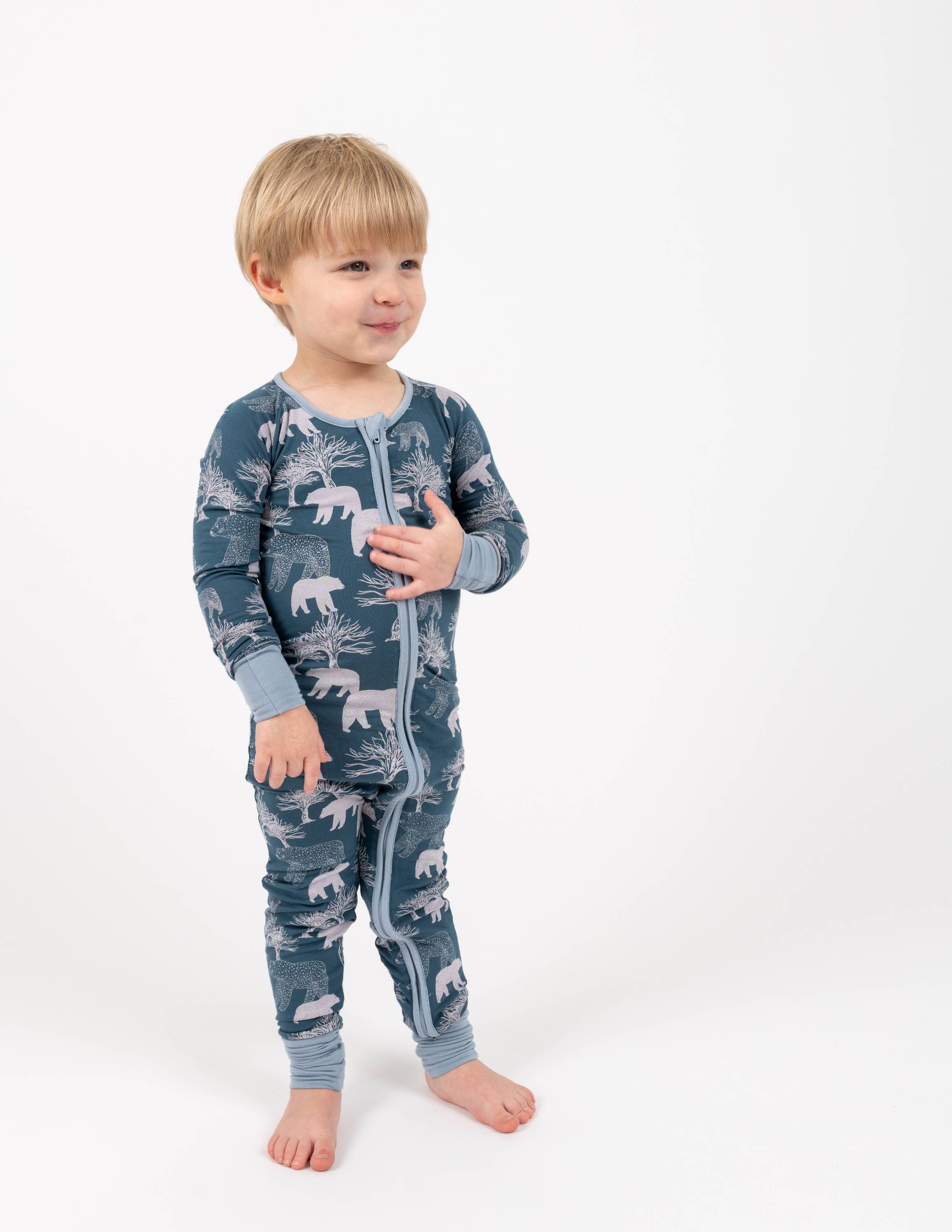 Leveret Pajamas – Großhandel Schlafanzug – Baby – Baby-Fußschlafanzug aus Bambus - Baby-Schlafanzug - Bambus27