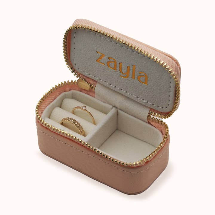 Jewelry Travel Case - Light Pink for wholesale by Zayla