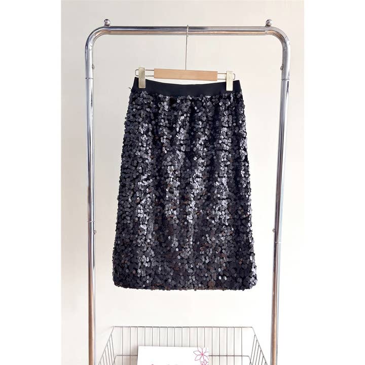 Jupe crayon à sequins X0382LD pour la vente par XHHH Inc