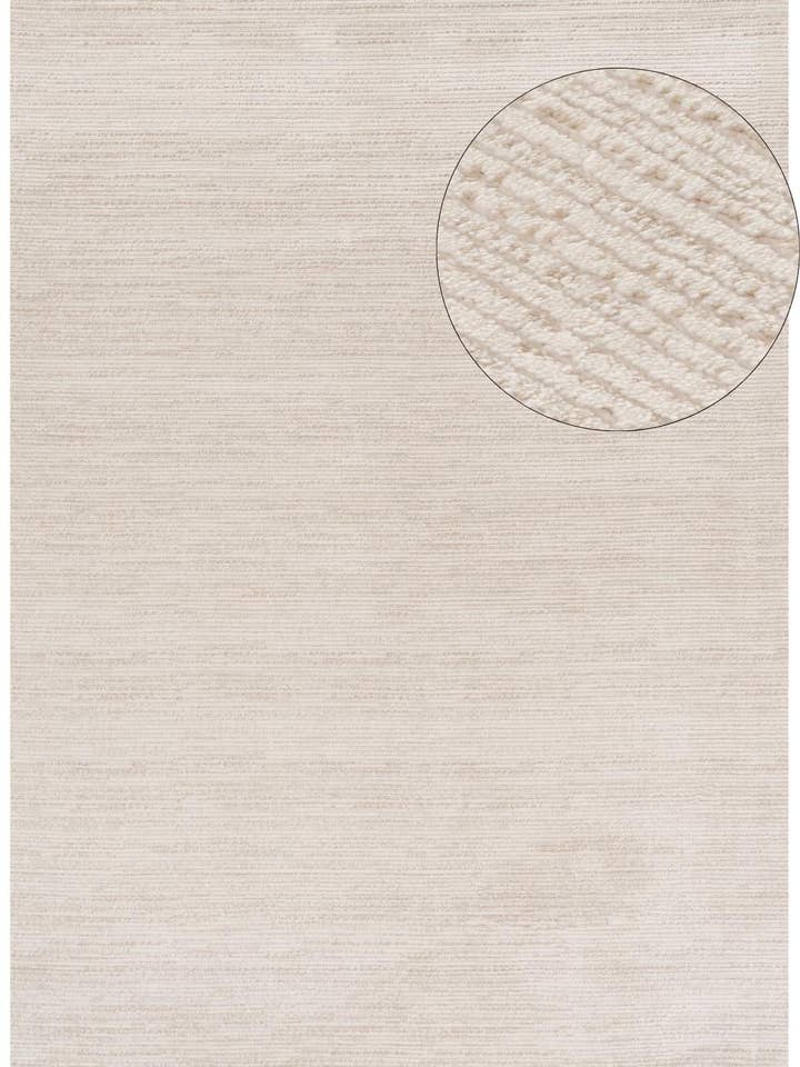 Tapis Rayé Crème-Beige Carmel | 6010 pour la vente par THE RUGS