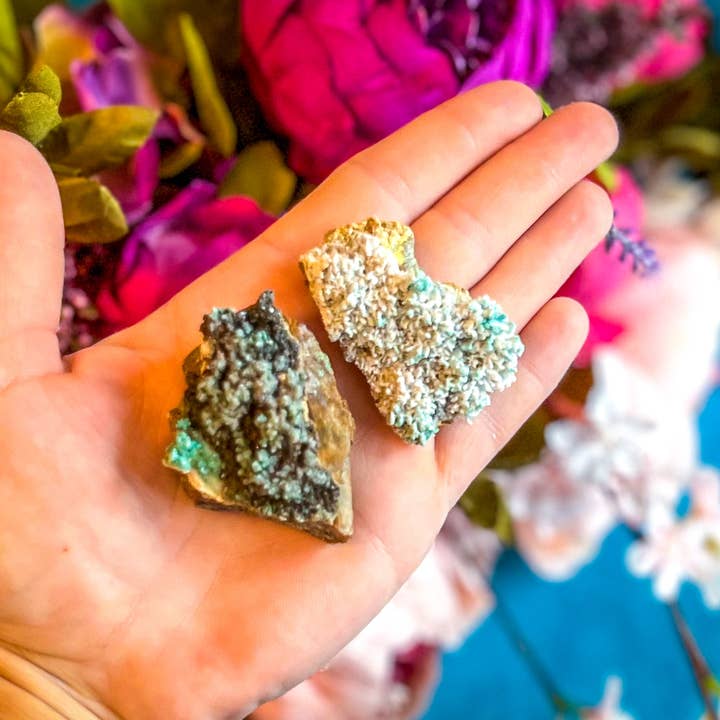 Mandala Gems - Wholesale Spiritual Stone/Crystal - Green Aragonite Crystal Specimen