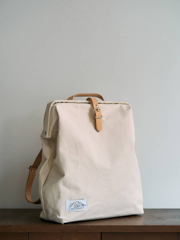 Utility Backpack in Natural for wholesale by FORESTBOUND