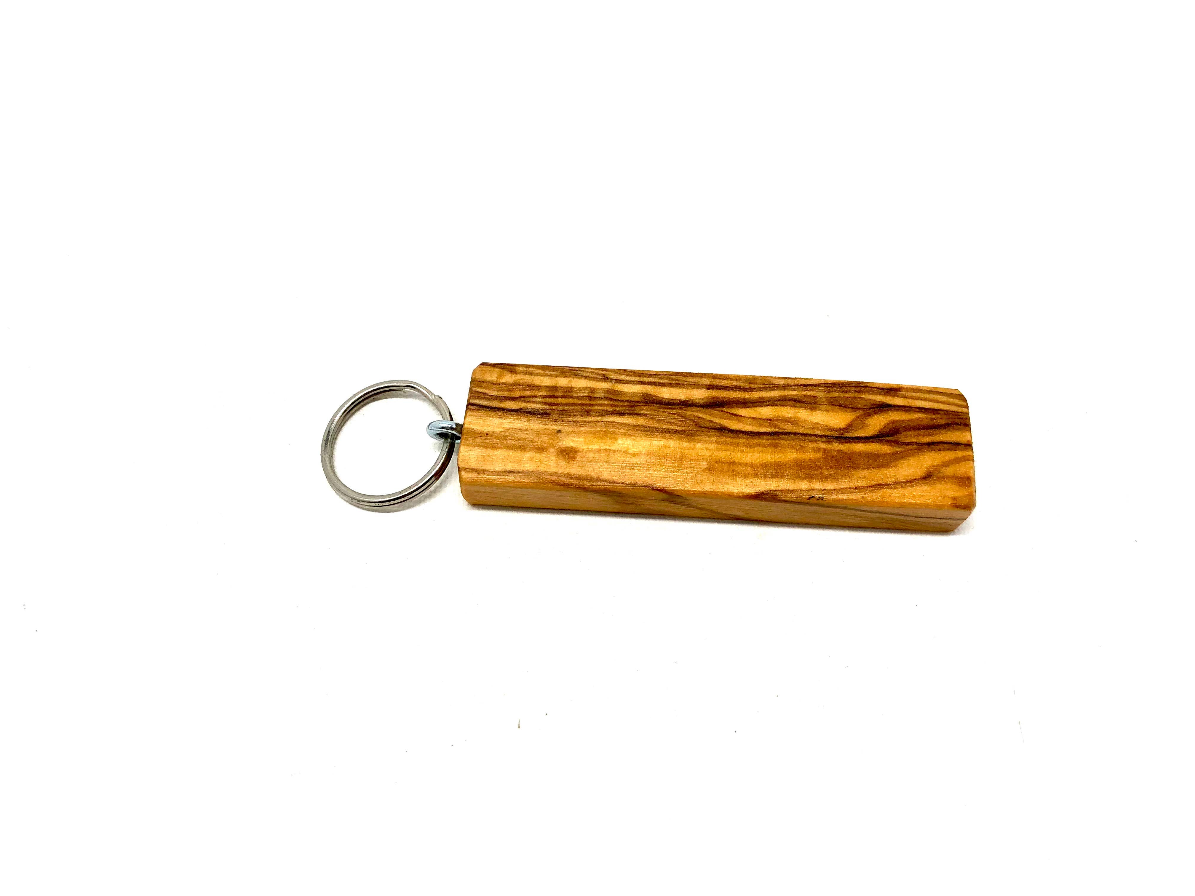olivenholz-erleben - Wholesale Keychain – Unisex - Olive wood rod key ring2