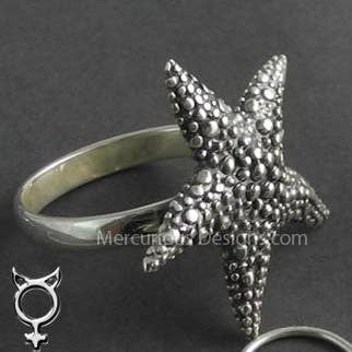 Anello Stella Marina per la vendita all'ingrosso da parte di Mercurious Designs