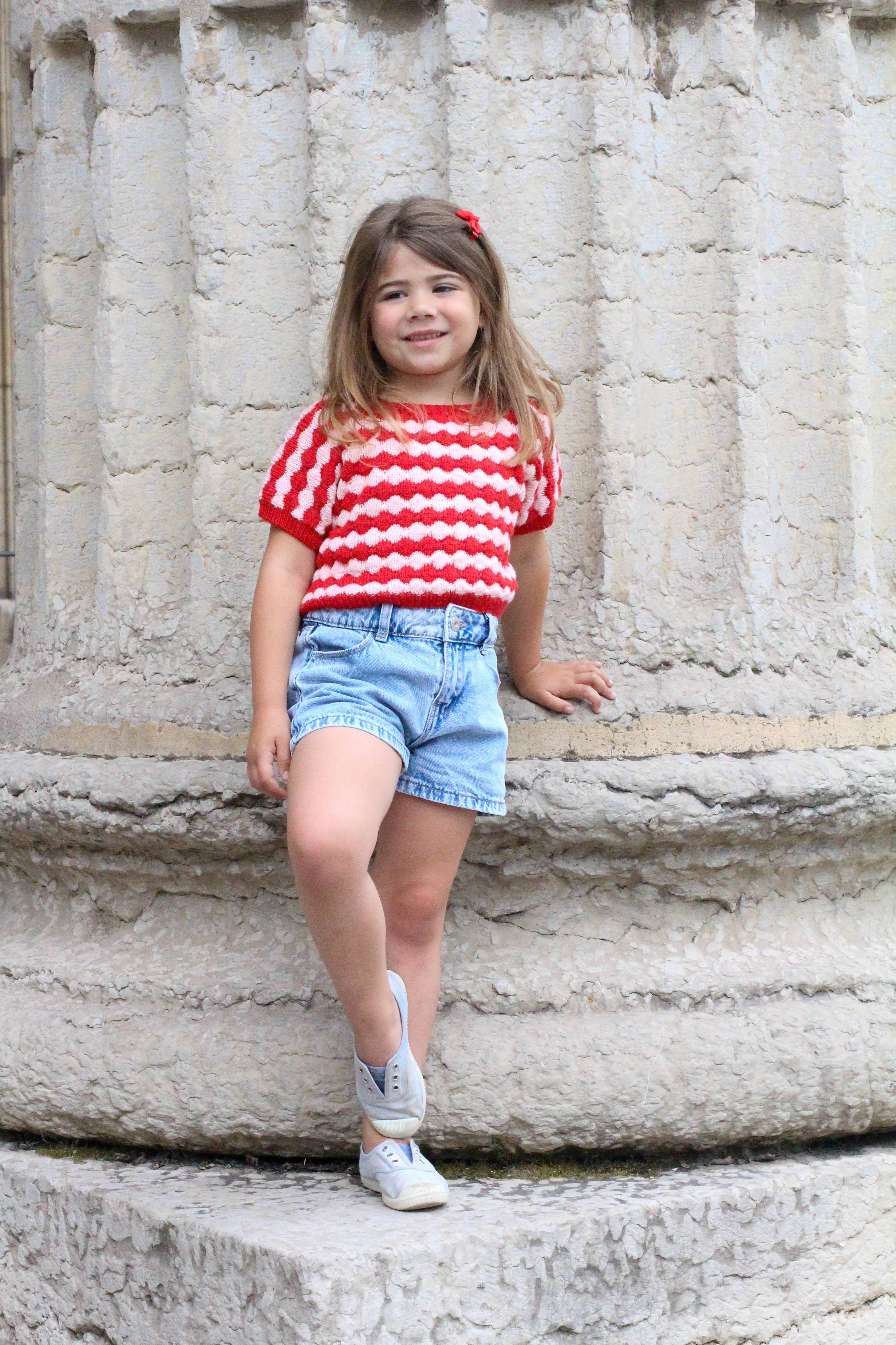 Lise Tailor - Venta al por mayor Material para punto/ganchillo - Patrón de tejido - Top Mona (niños y adultos)14