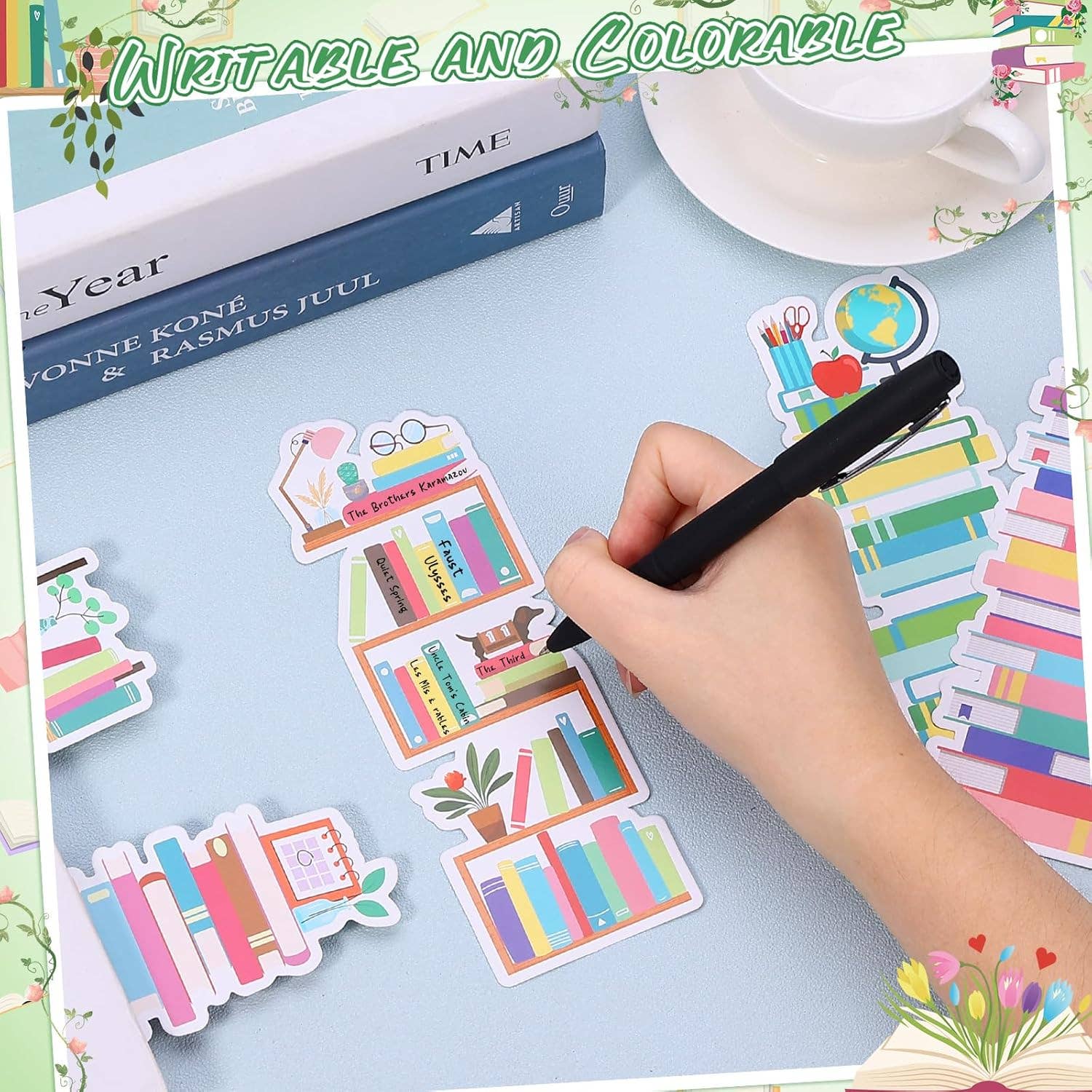 Magnifique Hearts - Venta al por mayor Marcapáginas - Marcadores de libros con estanterías y diseños adorables, personalizables para lectores0