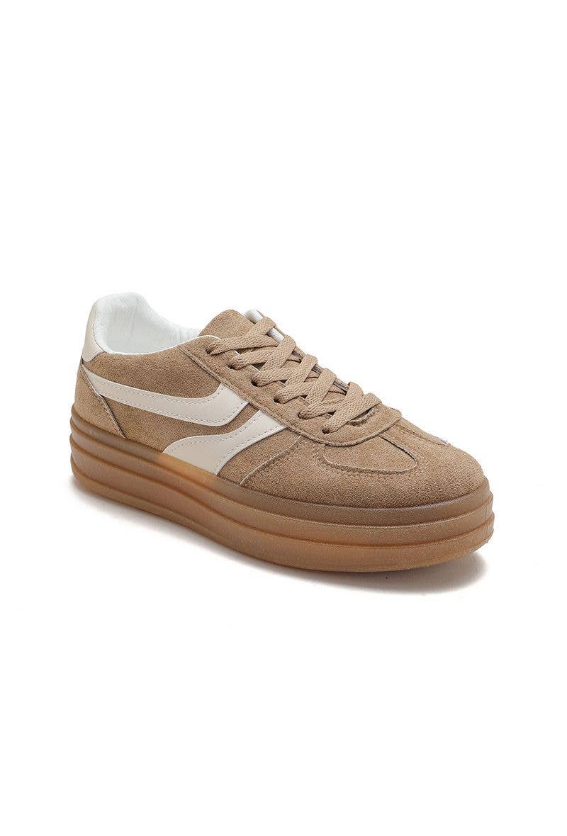 No Doubt Shoes – wholesale Lifestyle trainers – Women′s – WOMENS LACE UP GUM SOLE SIDE DETAIL CHUNKY SNEAKERS14