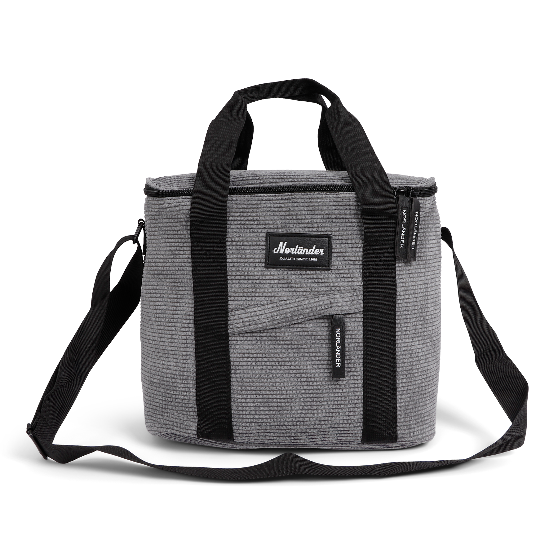 VewoTex - Wholesale Cooler/Cooler Bag - Cooler bag » Freezer bag » Insulated picnic bag in corduroy look » Insulated bag » Small cooler with handle and shoulder strap2