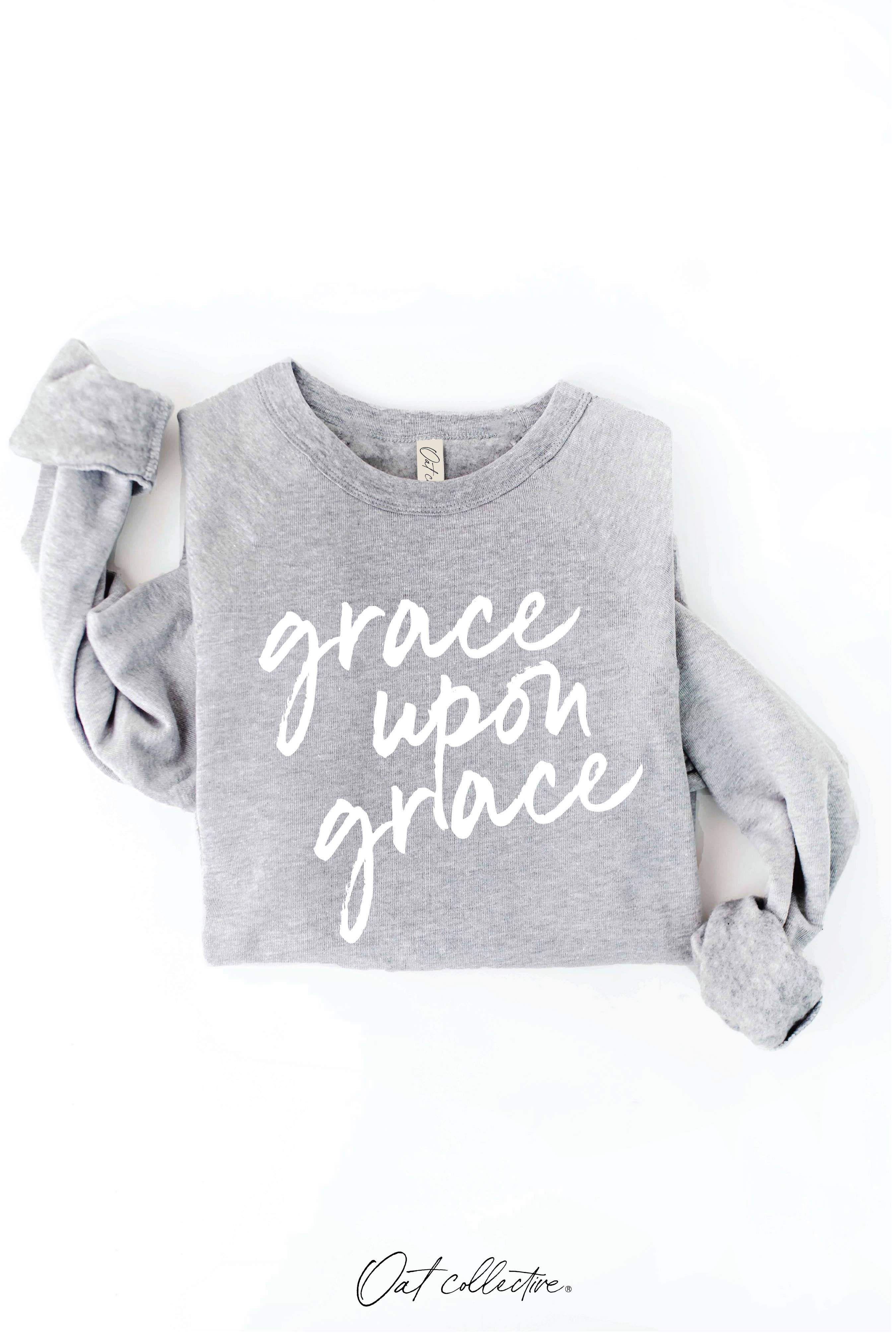 OAT COLLECTIVE – wholesale Graphic sweatshirt – Women’s – GRACE UPON GRACE Graphic Sweatshirt5