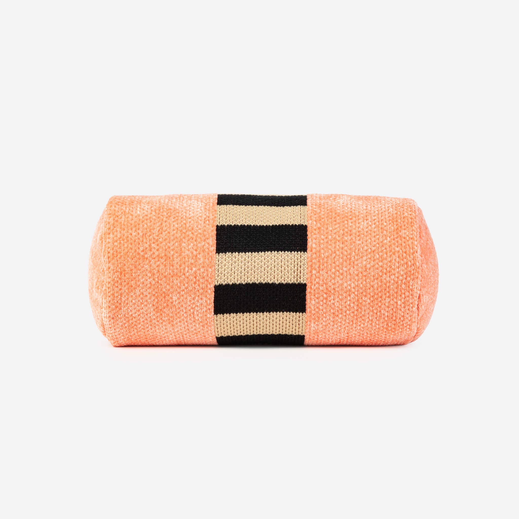 VERLOOP | knits - Vendita all'ingrosso Cuscini lombari - Cuscino a rullo in ciniglia patchwork a piastrelle1