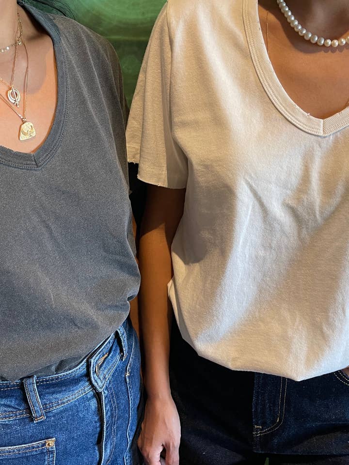 Le Bon Shoppe - Wholesale T-Shirt - Women's - La Vie Tee - Made with Organic Cotton (2S-2M-1L)1