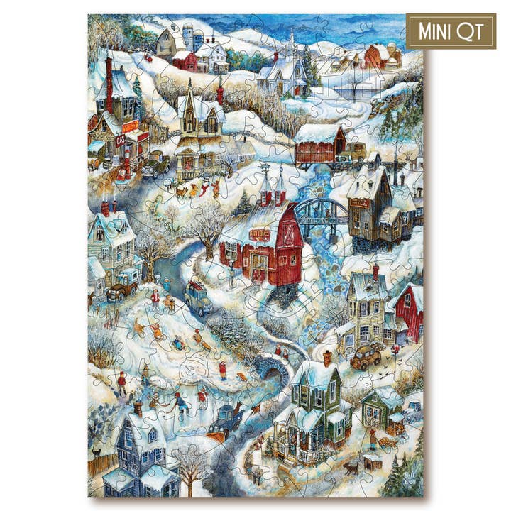 Country Winter MINI QT for wholesale by Victory Wooden Puzzles