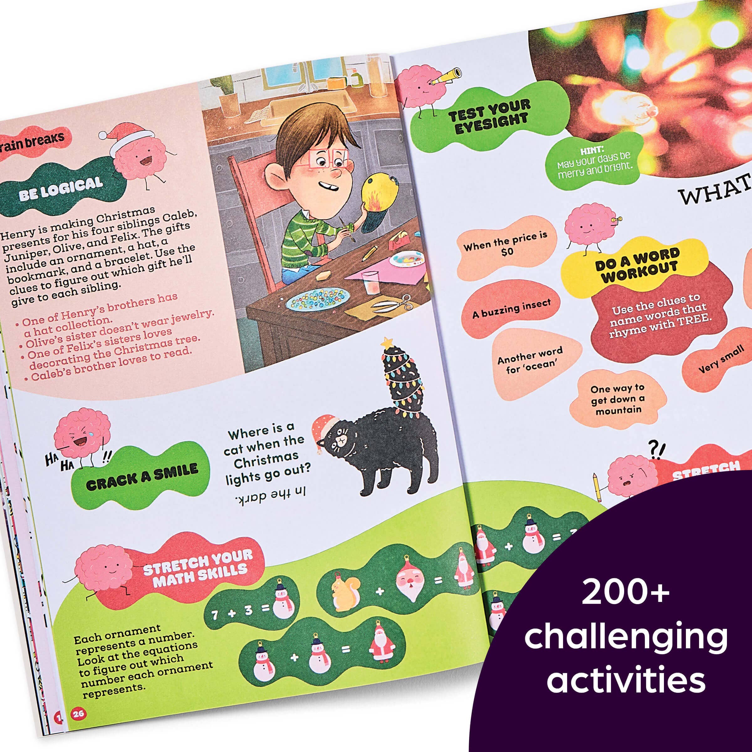 Highlights for Children - Wholesale Coloring & Activity Book - Kids & Baby - brainPLAY Super Hard Christmas Puzzles3